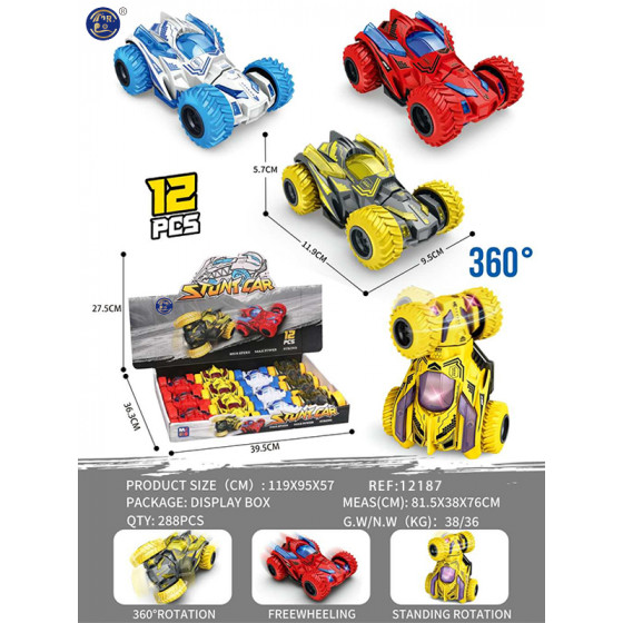 COCHE FRICCION GIRATORIA